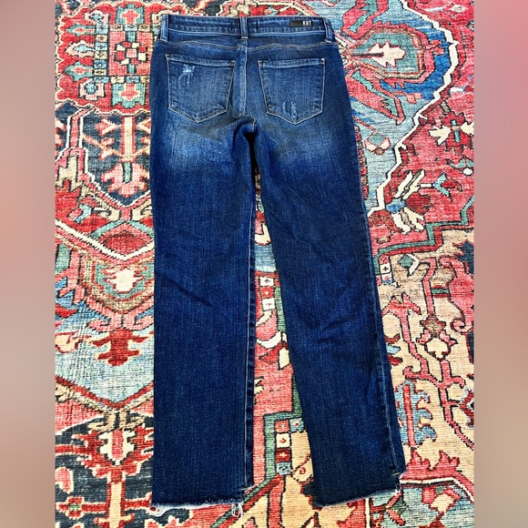 Kut from the Kloth Reese High rise Fab Ab Ankle Straight Leg Jean - Picture 2 of 5